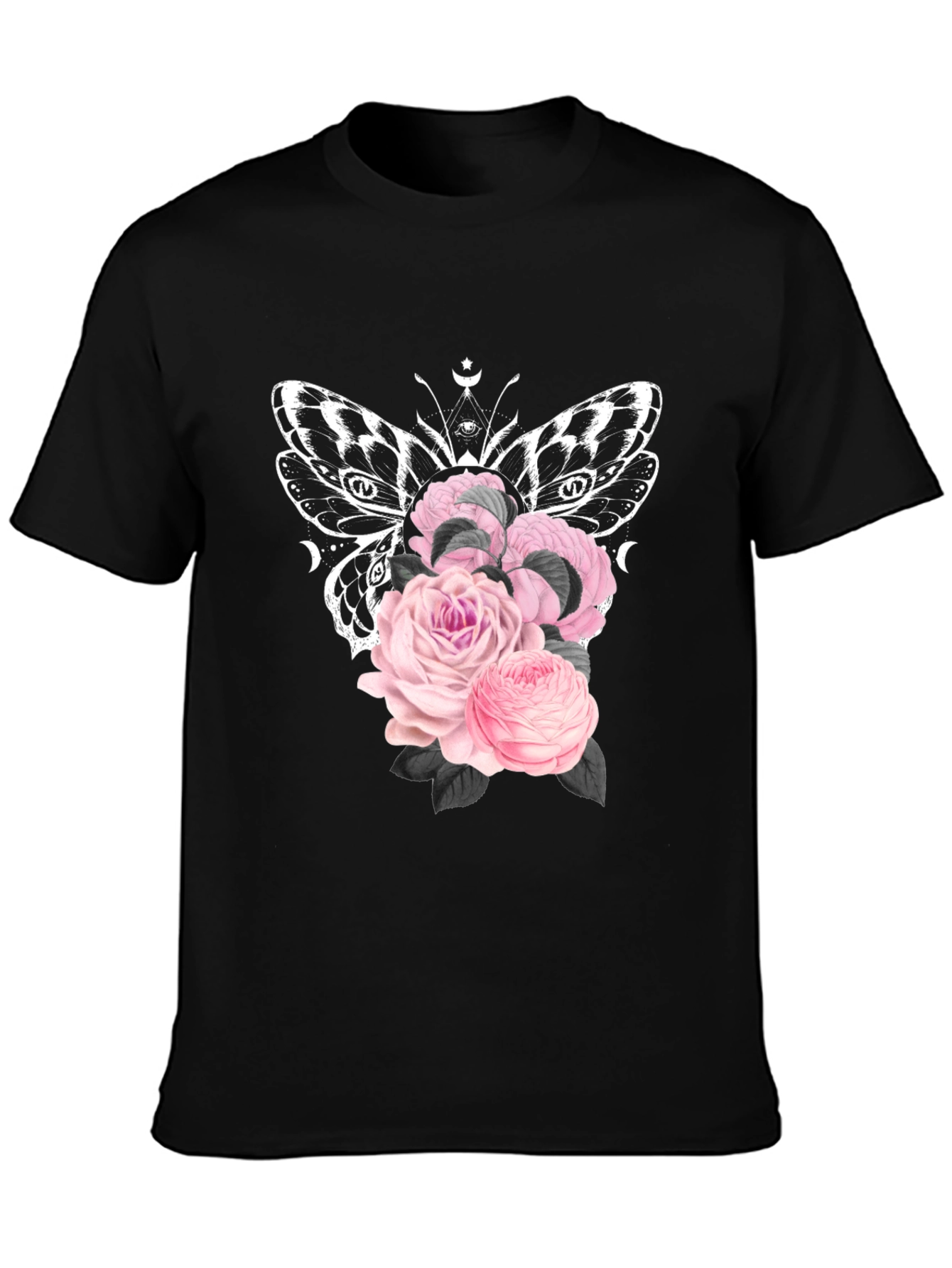 Butterfly Roses Graphic Tee