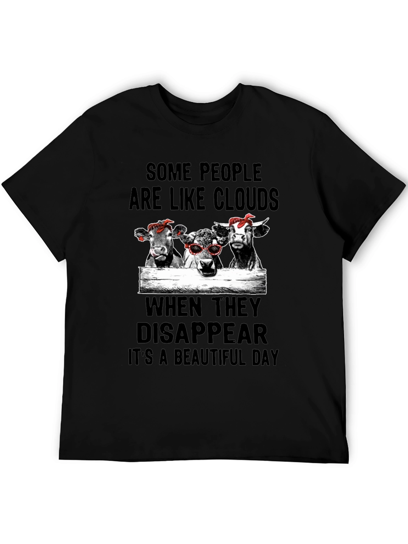 Cows Like Clouds Funny Graphic Tee
