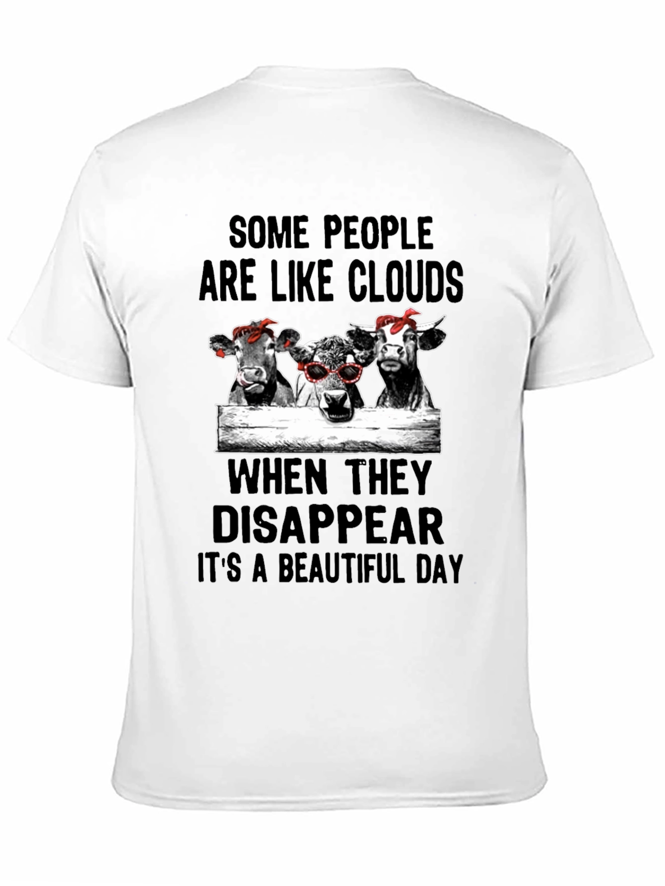 Cows Like Clouds Funny Graphic Tee
