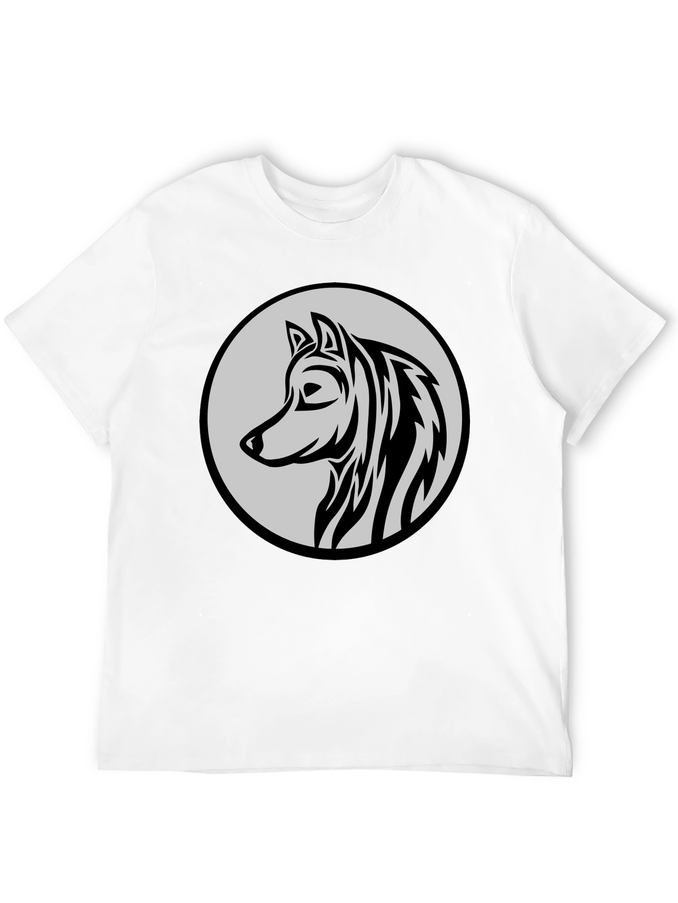 Black Wolf Graphic Tee - Stylish Menswear
