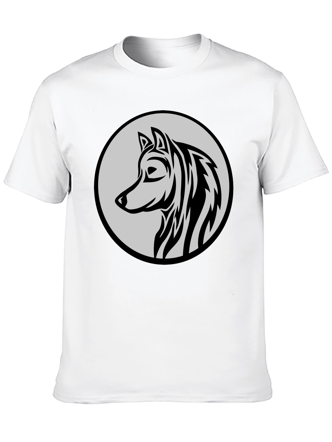 Black Wolf Graphic Tee - Stylish Menswear