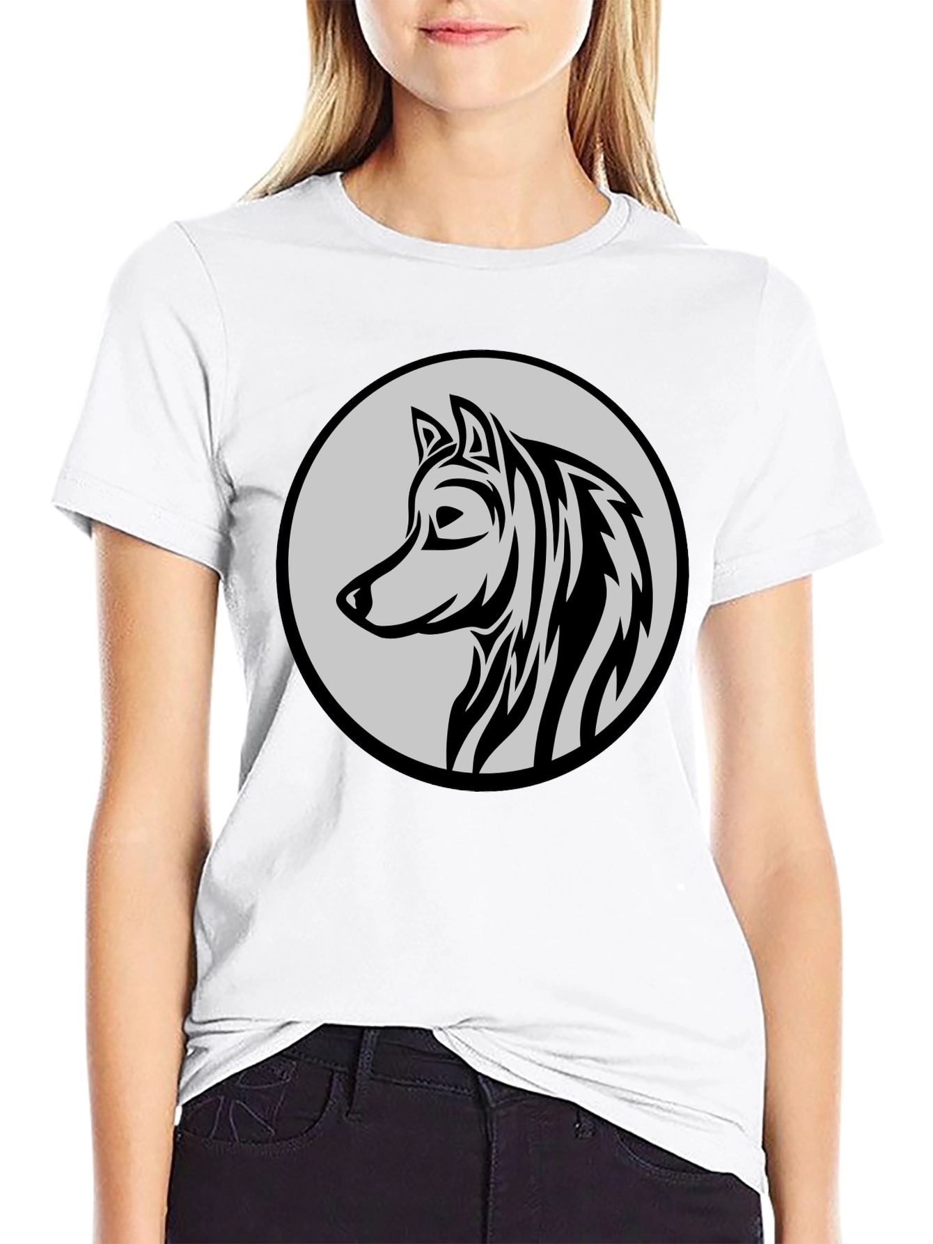 Black Wolf Graphic Tee - Stylish Menswear
