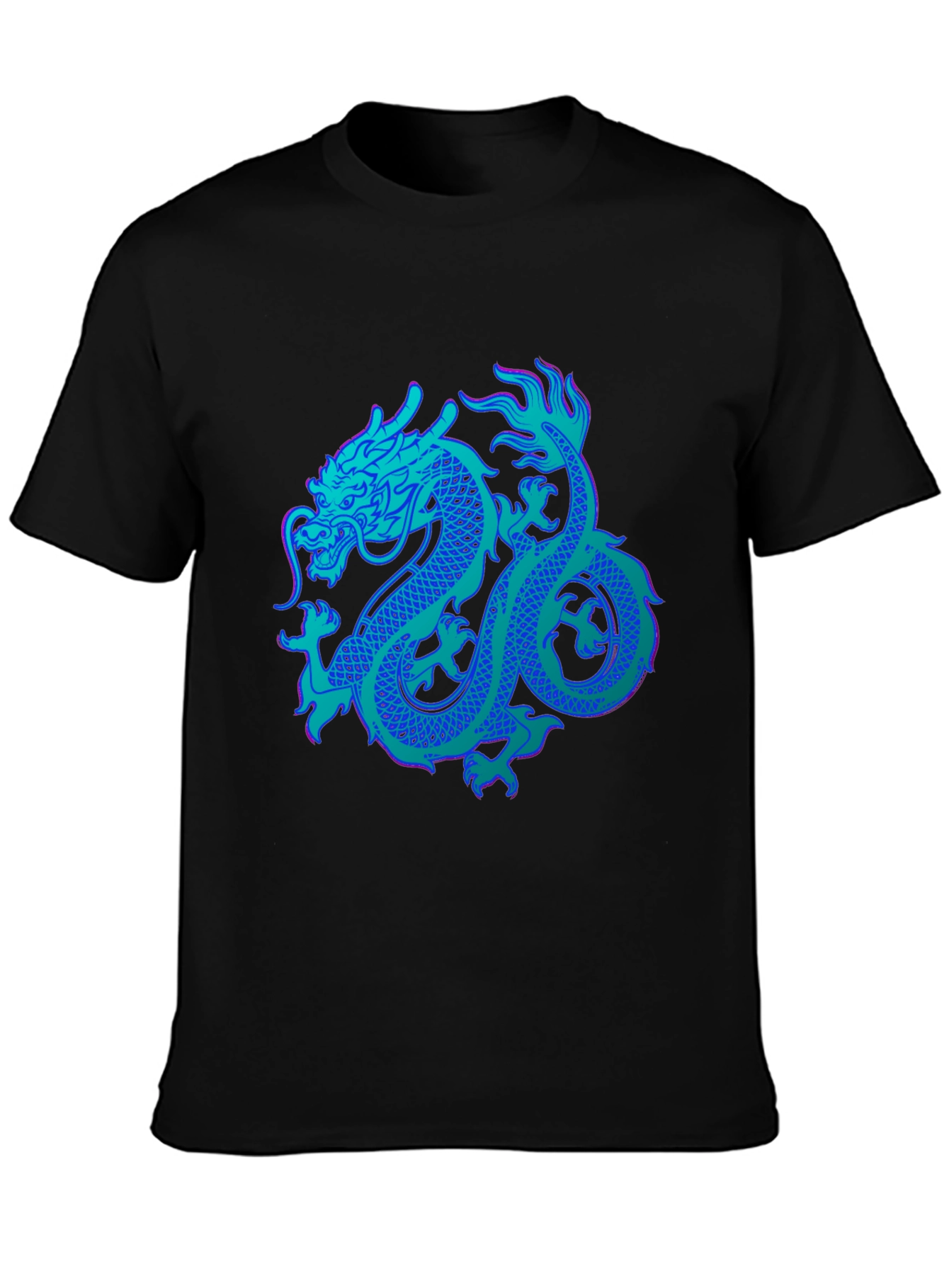 Dragon Graphic Tee - Bold Black Shirt