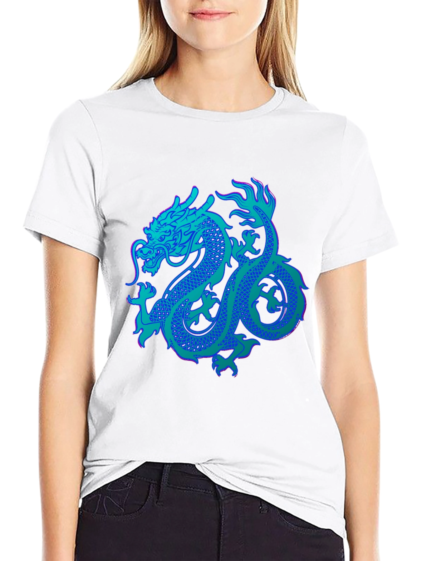 Dragon Graphic Tee - Bold Black Shirt