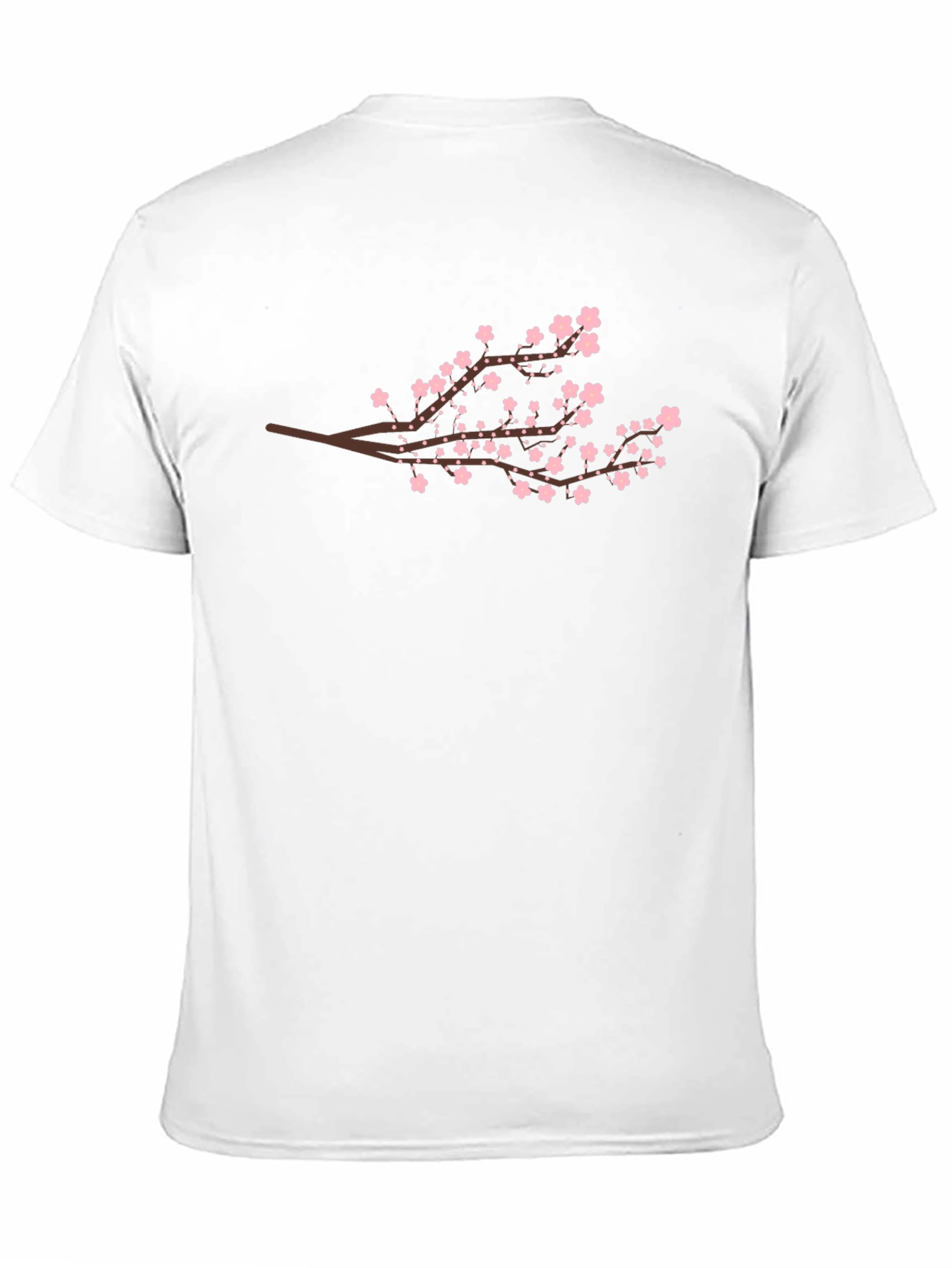 Cherry Blossom Branch Graphic Tee - Black