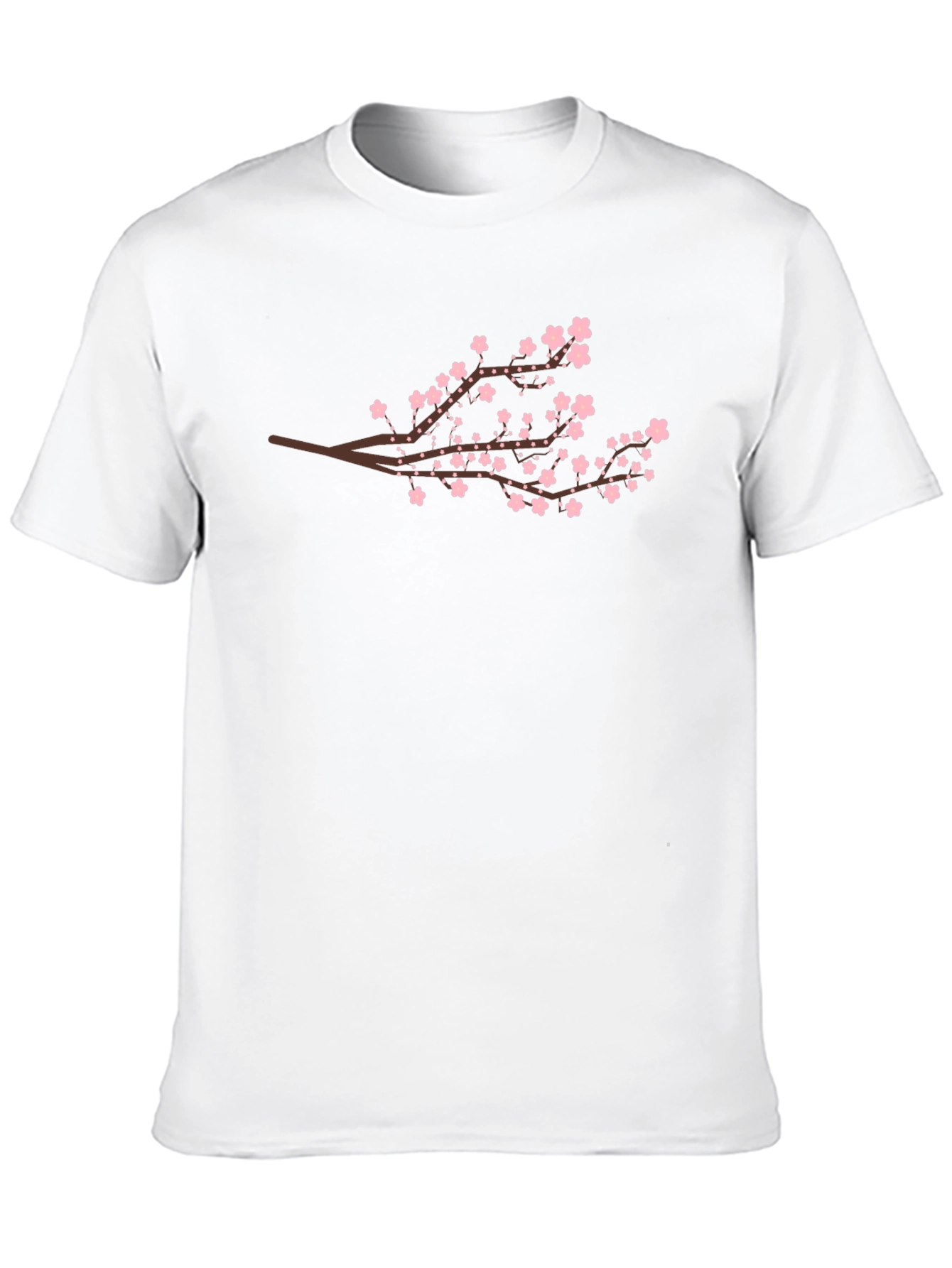 Cherry Blossom Branch Graphic Tee - Black