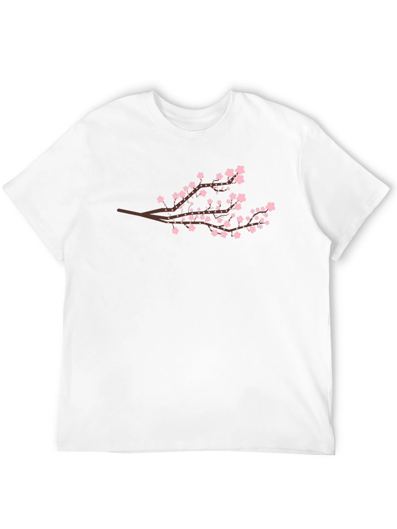 Cherry Blossom Branch Graphic Tee - Black