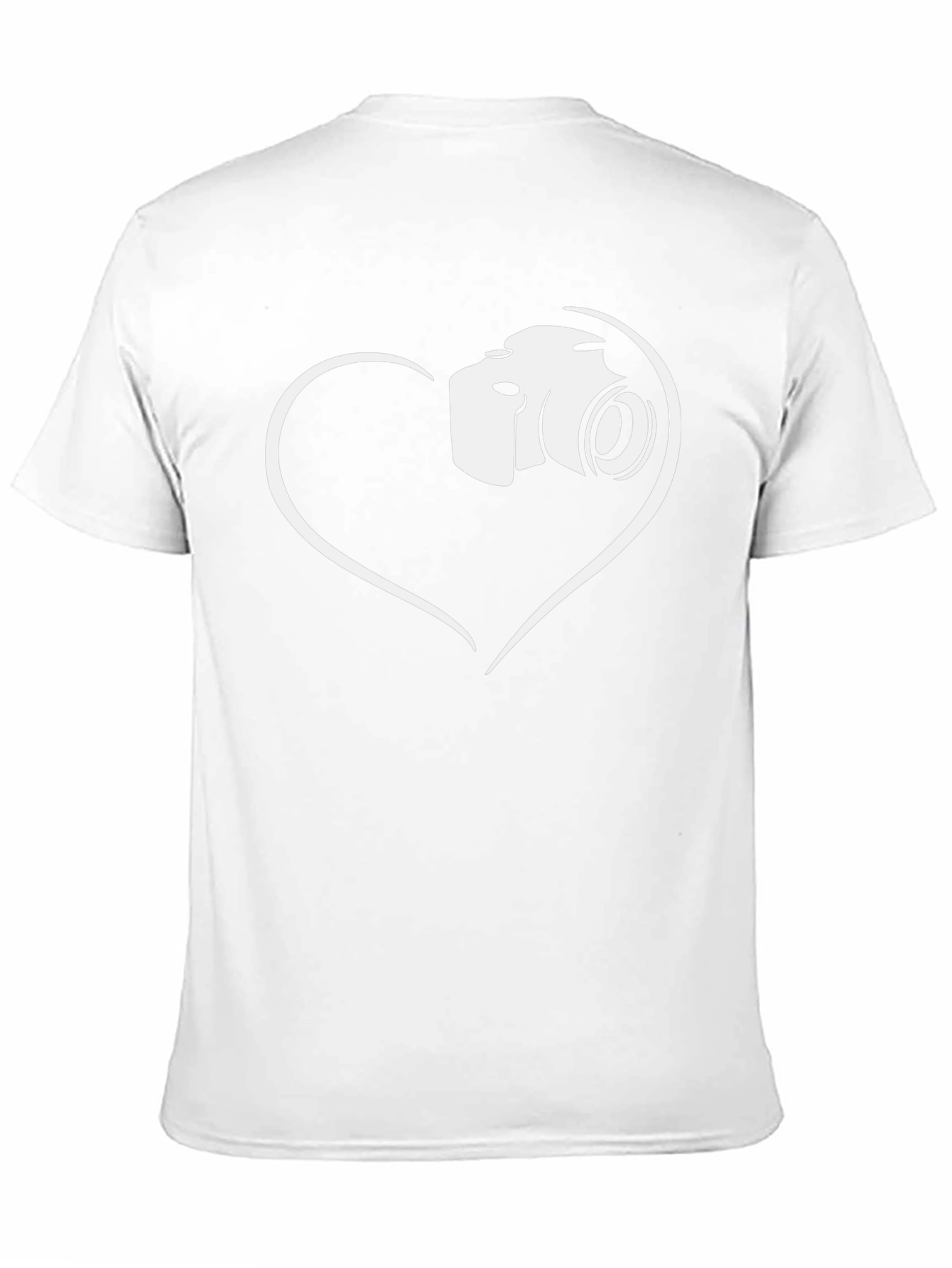 Camera Heart Graphic T-Shirt
