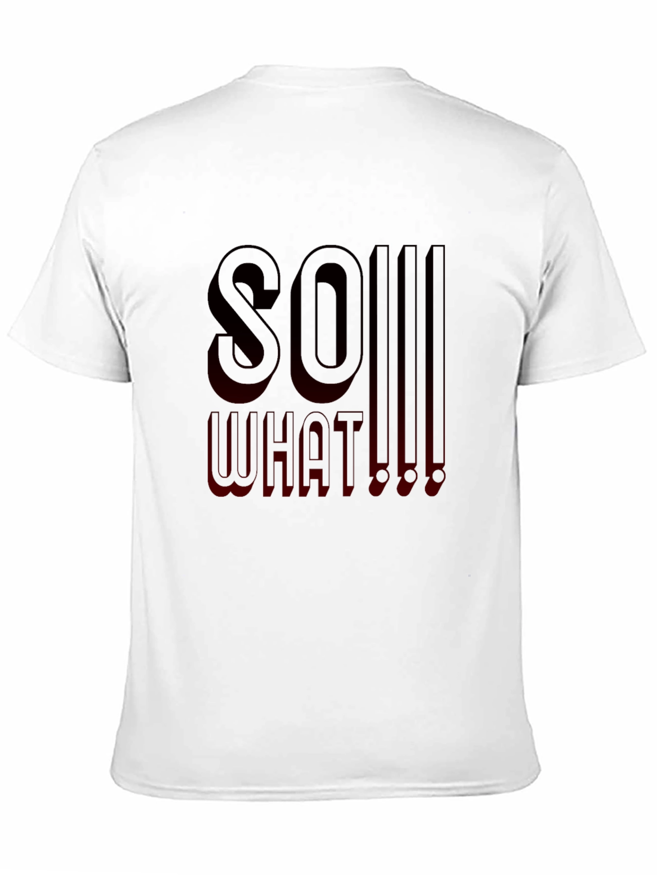 So What! Graphic Print T-Shirt