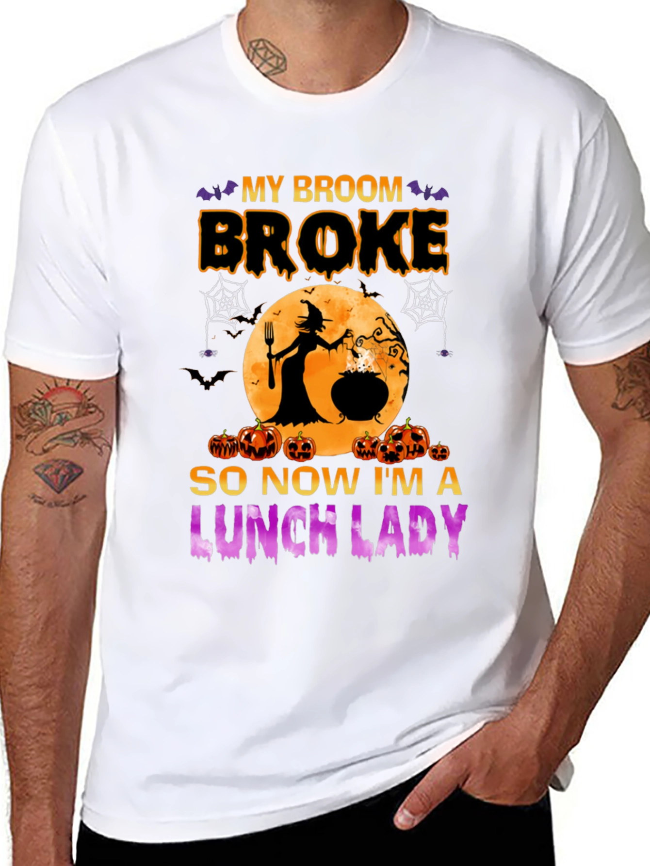 Halloween Lunch Lady Graphic Tee