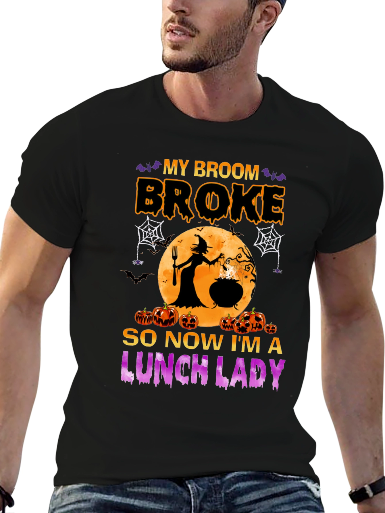 Halloween Lunch Lady Graphic Tee