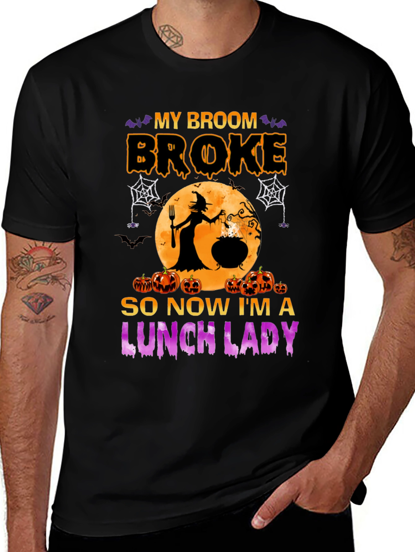 Halloween Lunch Lady Graphic Tee