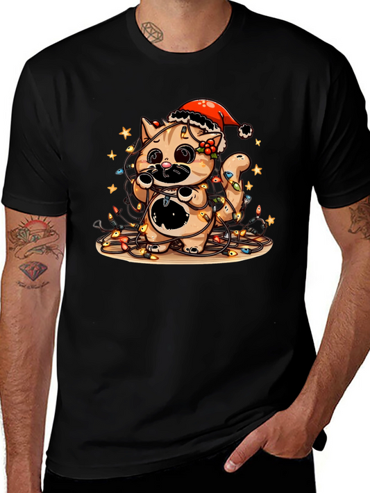 Cute Christmas Cat T-Shirt
