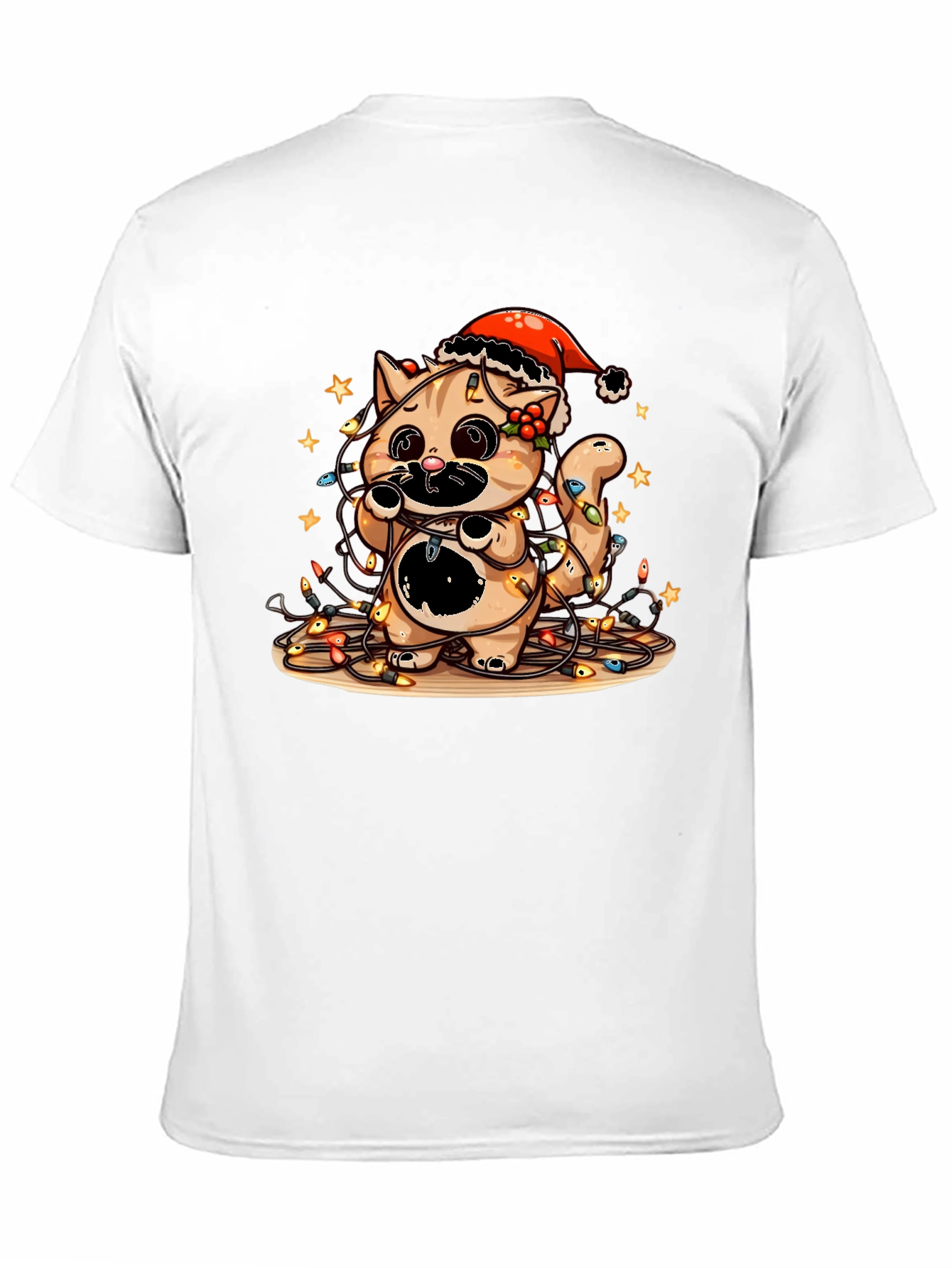Cute Christmas Cat T-Shirt
