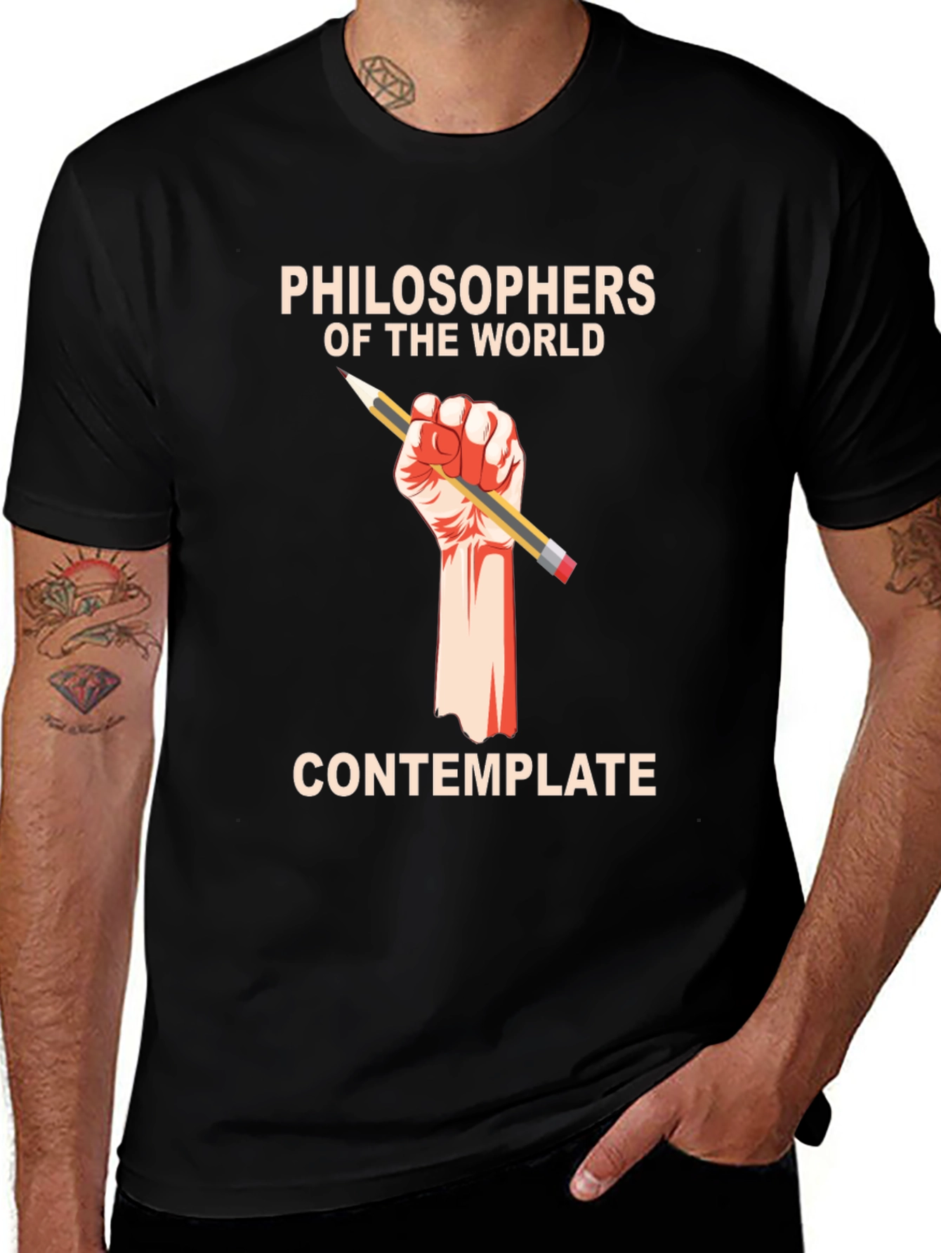 Philosophers T-Shirt - Contemplate Design