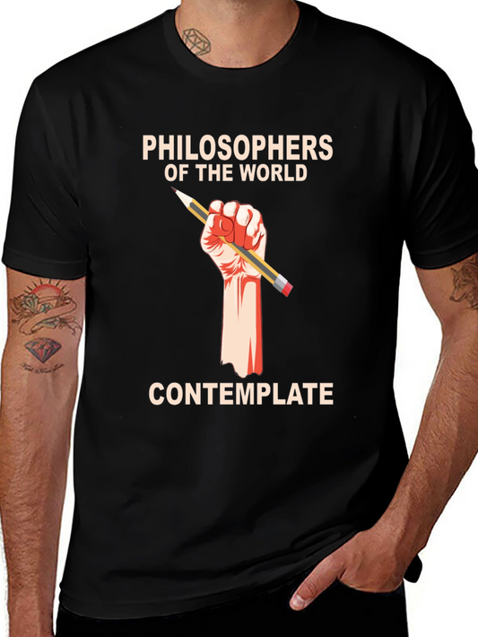 Philosophers T-Shirt - Contemplate Design