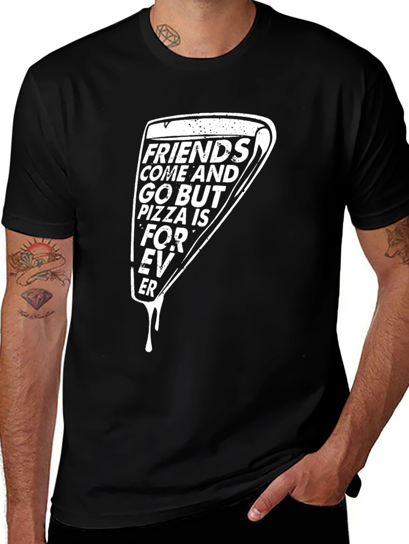 Pizza is Forever T-Shirt - Funny Foodie Tee