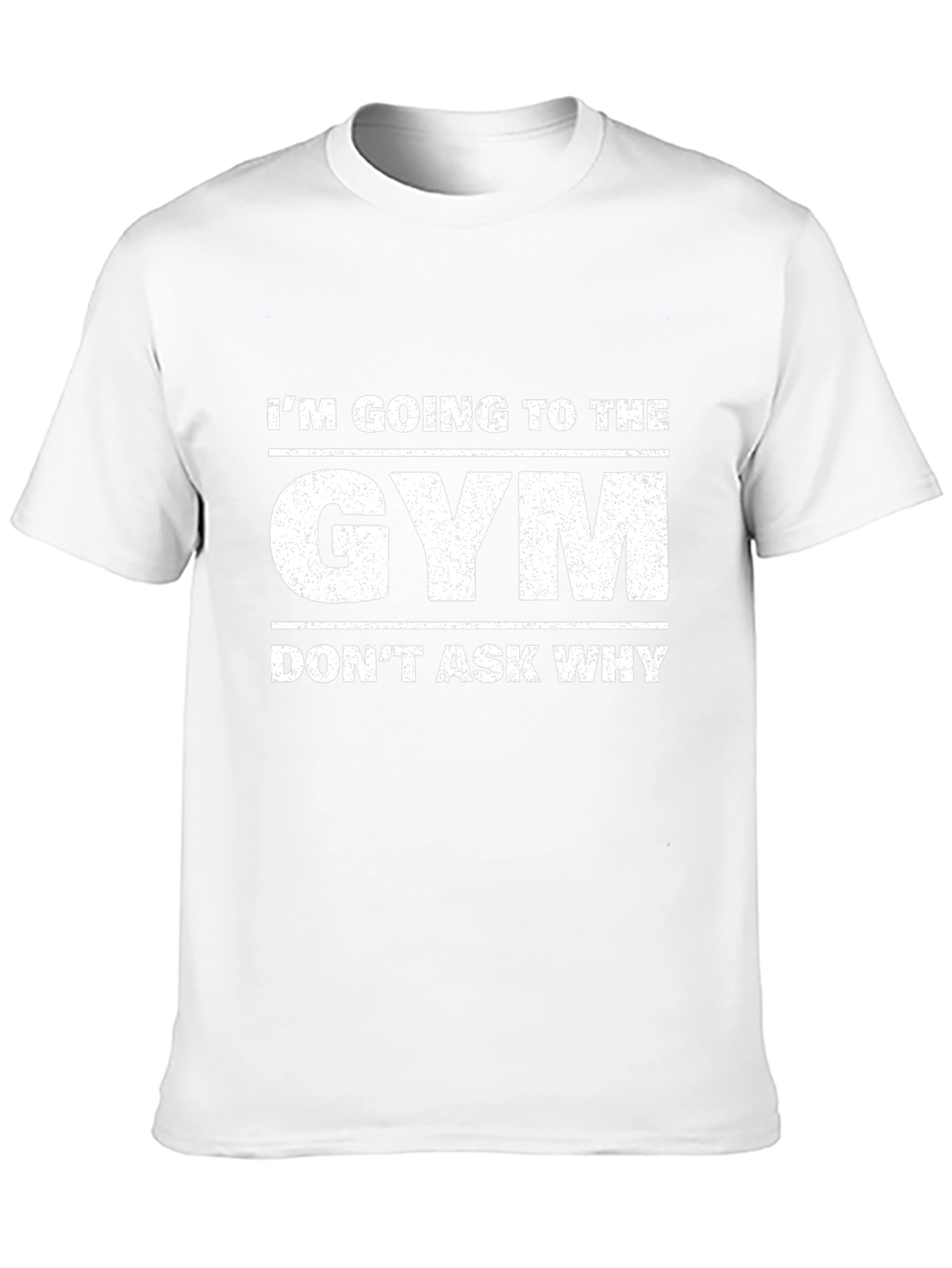 Im Going to The Gym Mens Black T-Shirt