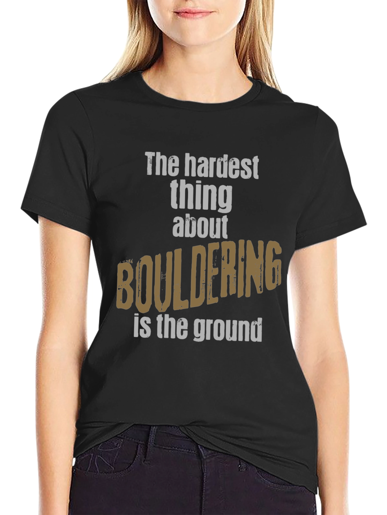 Bouldering Funny T-Shirt Climber Gift