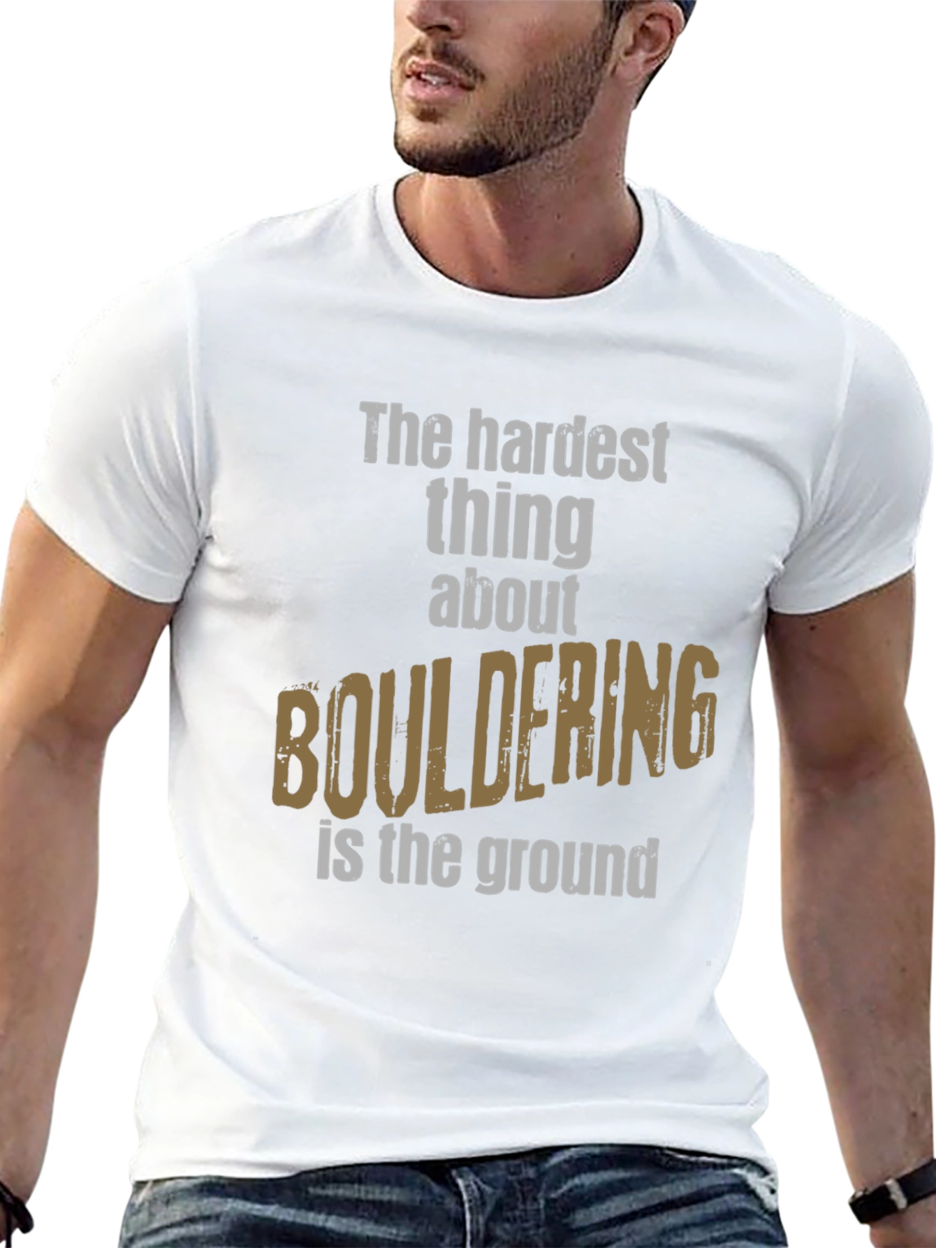 Bouldering Funny T-Shirt Climber Gift