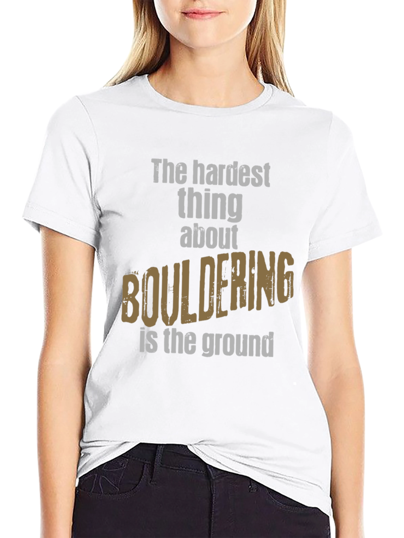 Bouldering Funny T-Shirt Climber Gift