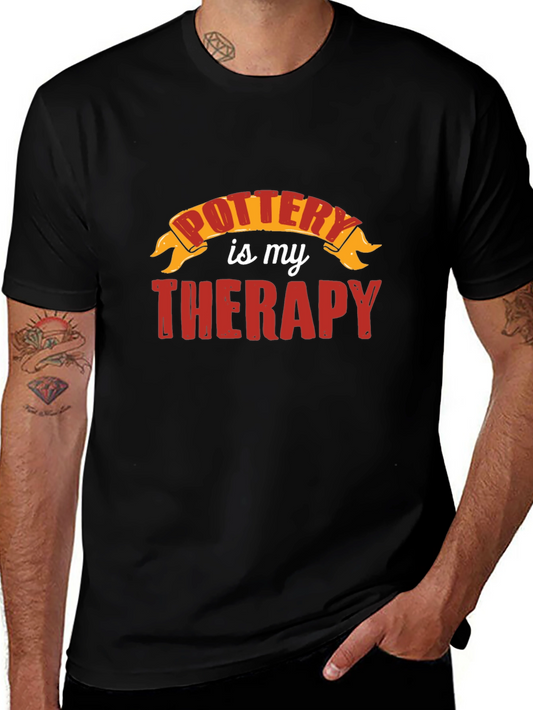Pottery is My Therapy Graphic Tee