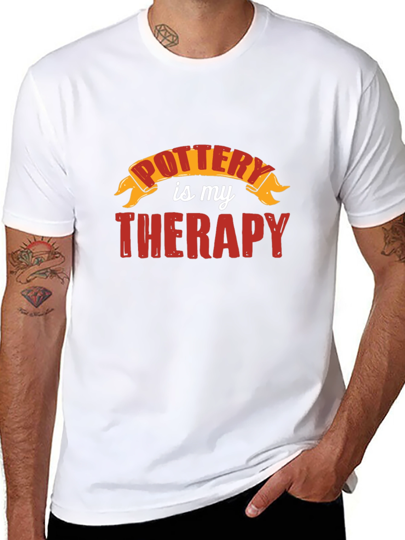 Pottery is My Therapy Graphic Tee
