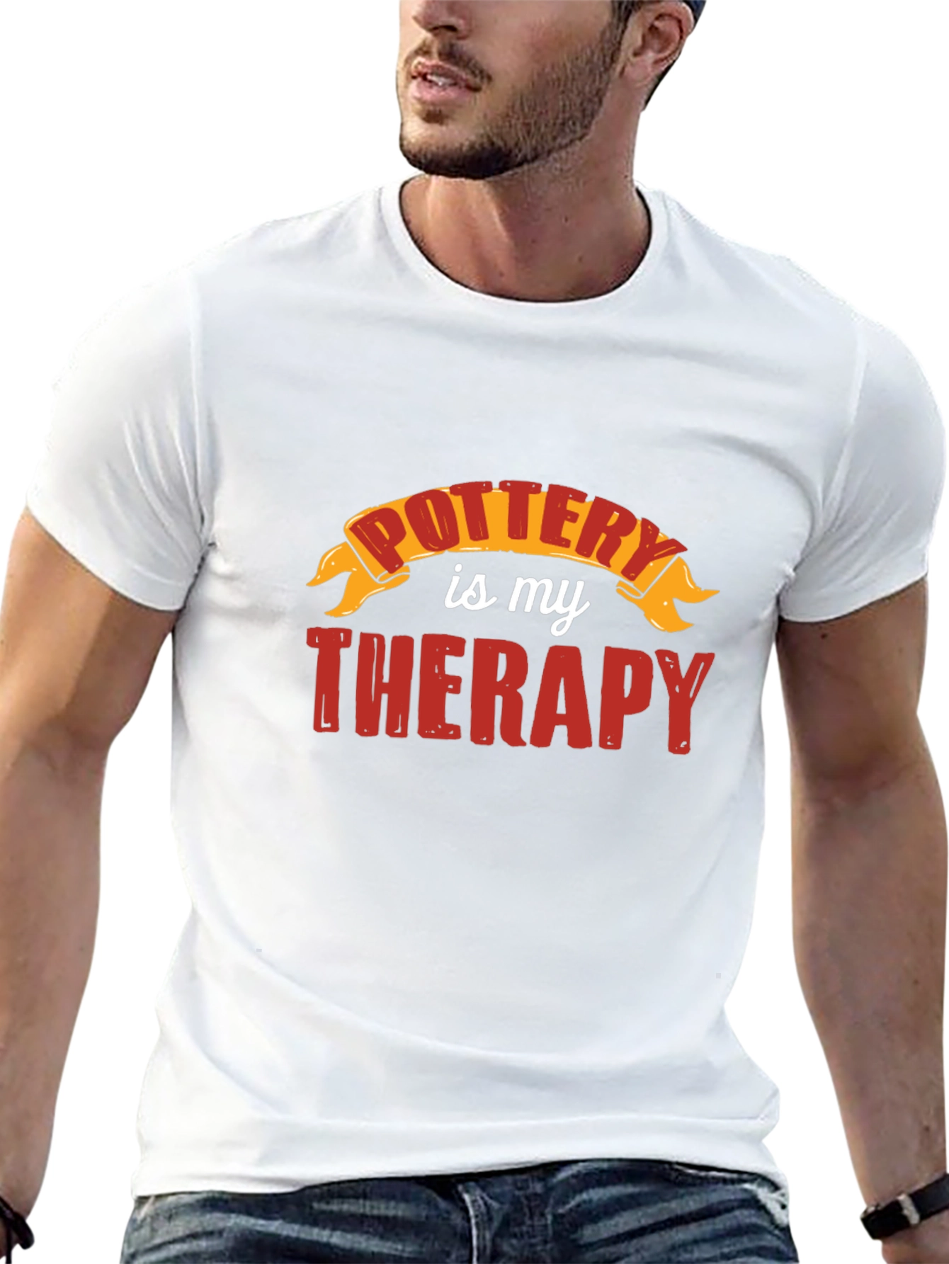 Pottery is My Therapy Graphic Tee