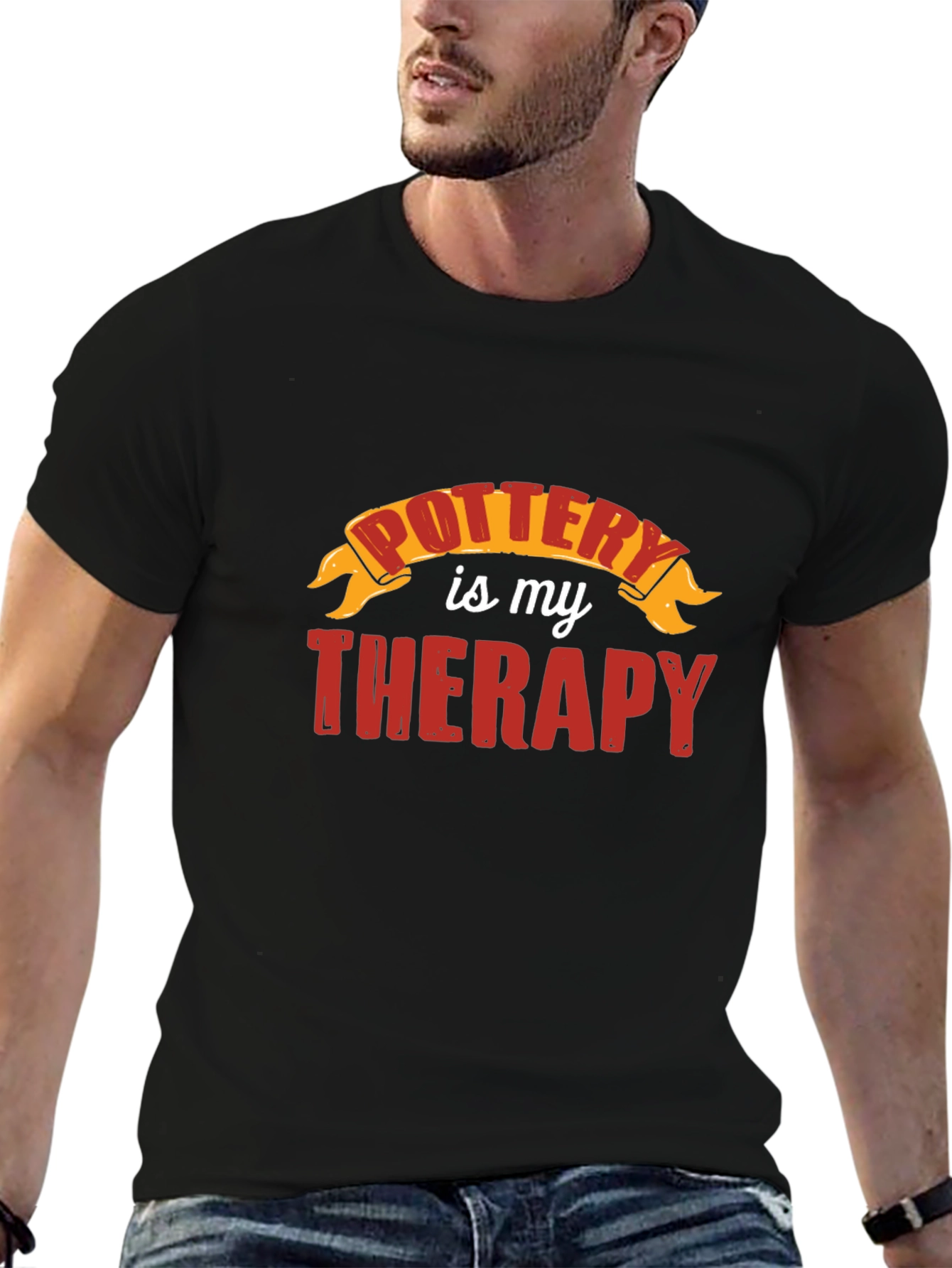 Pottery is My Therapy Graphic Tee