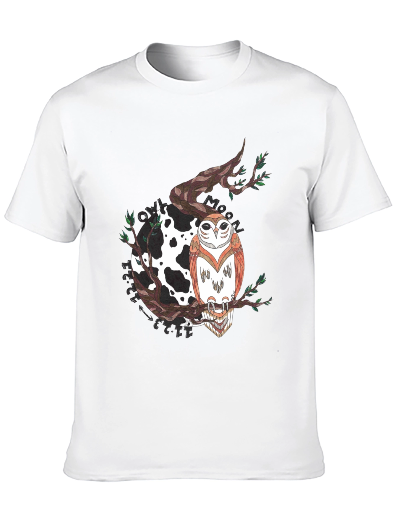 Owl Moon Graphic T-Shirt - Unique Design