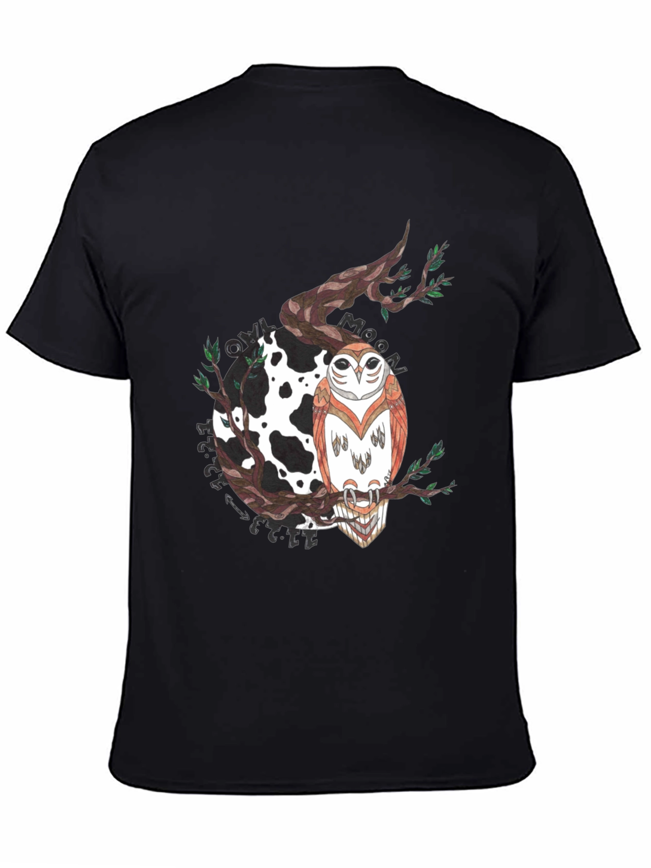 Owl Moon Graphic T-Shirt - Unique Design
