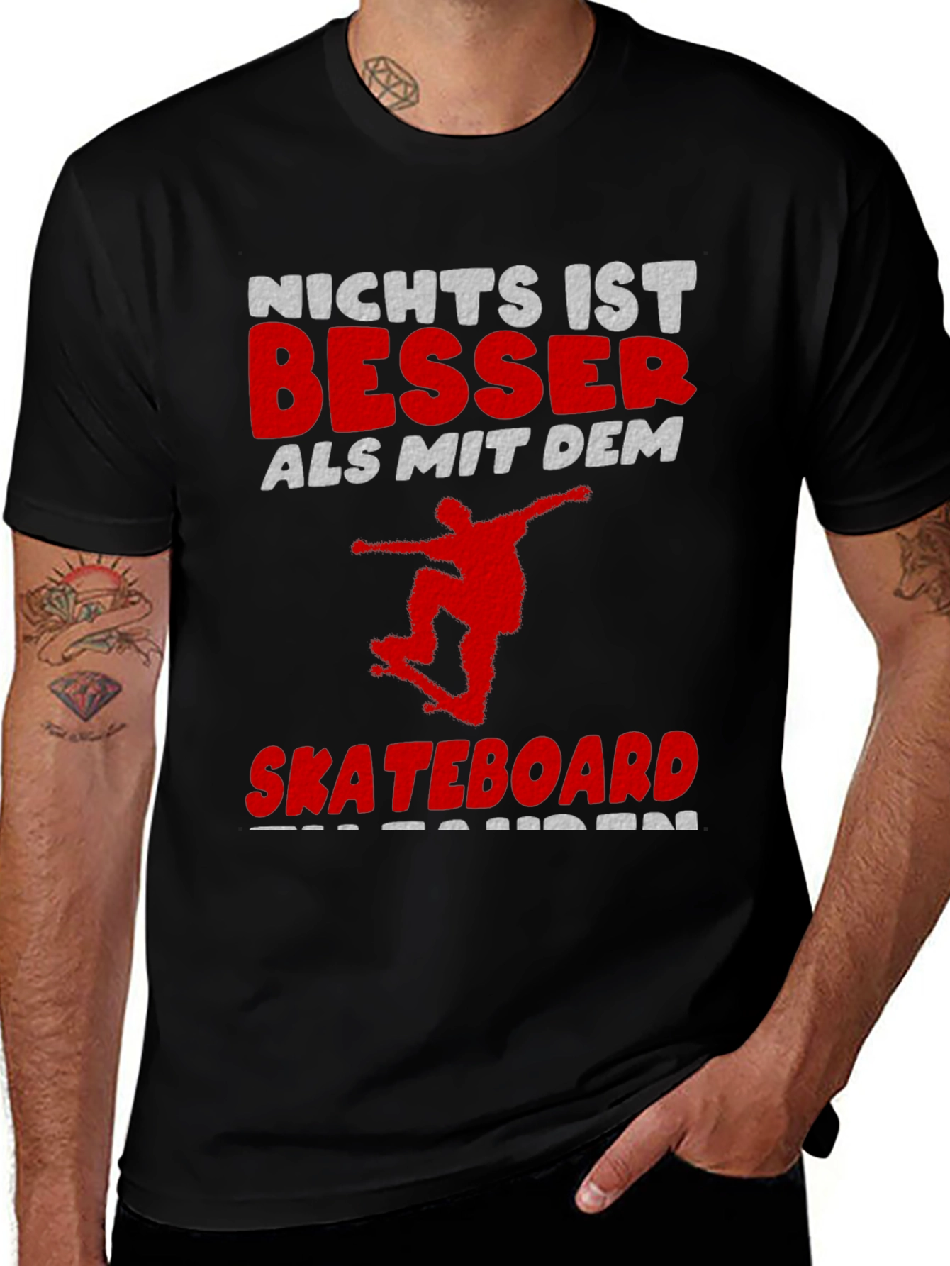 Nichts Ist Besser Skateboard Graphic Tee