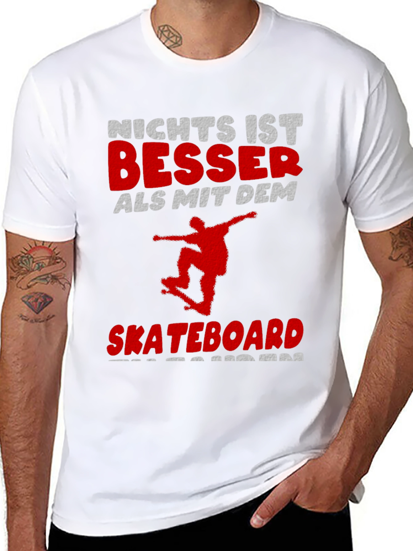 Nichts Ist Besser Skateboard Graphic Tee