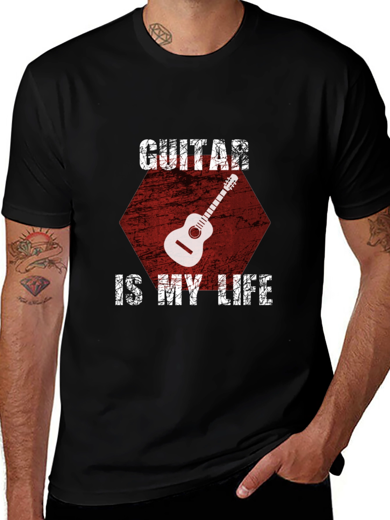 Guitar Is My Life Graphic T-Shirt