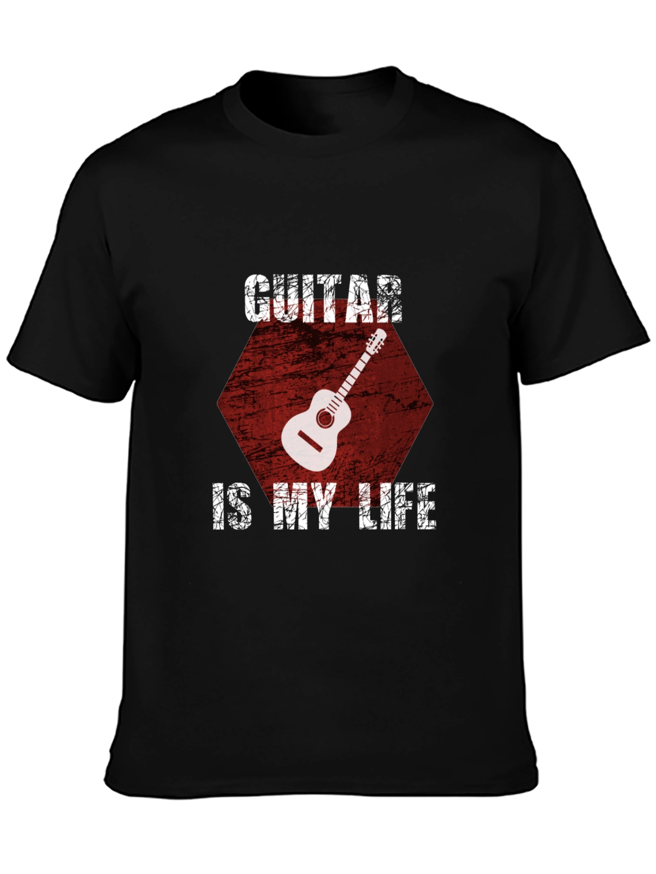 Guitar Is My Life Graphic T-Shirt