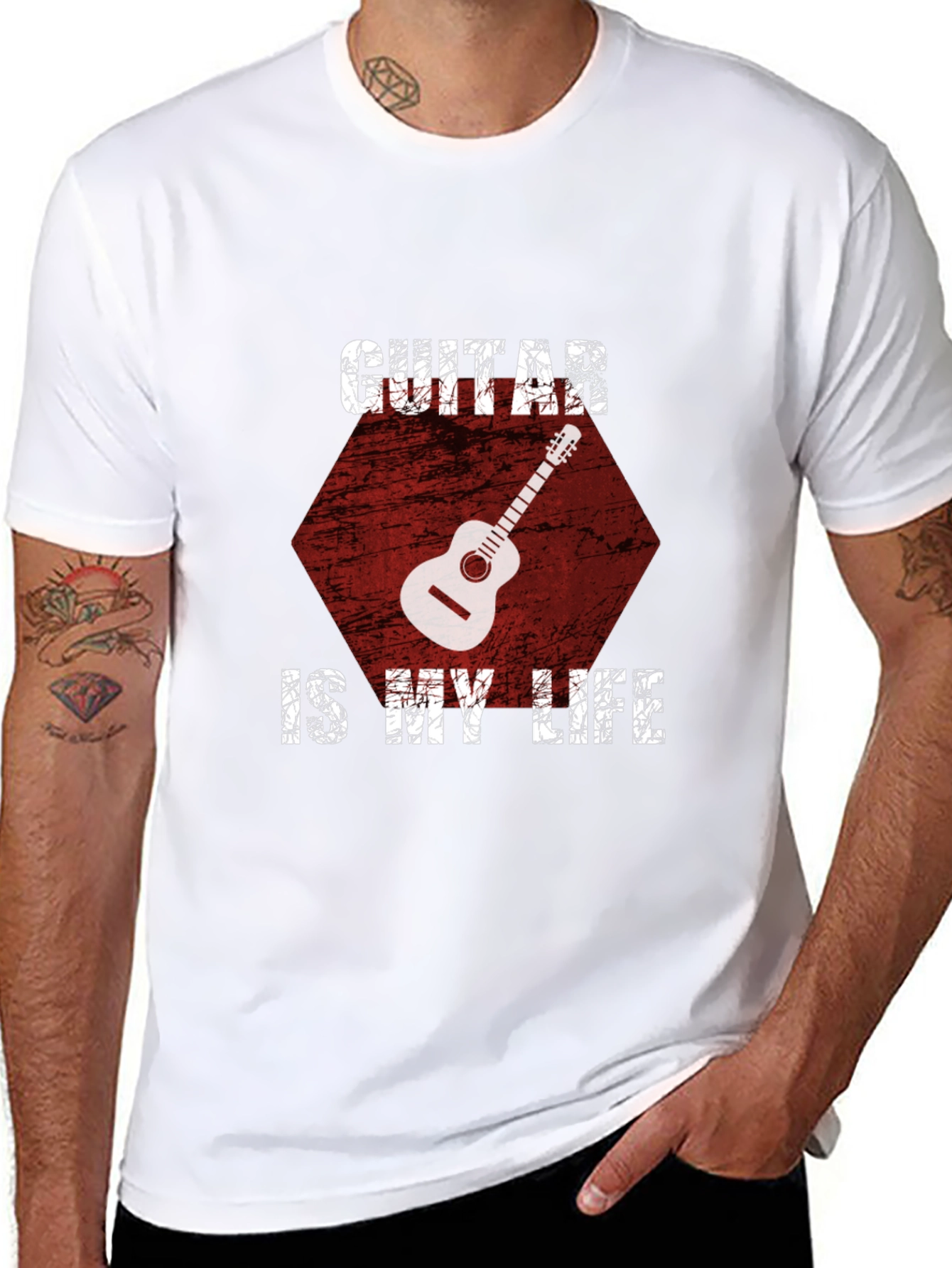 Guitar Is My Life Graphic T-Shirt