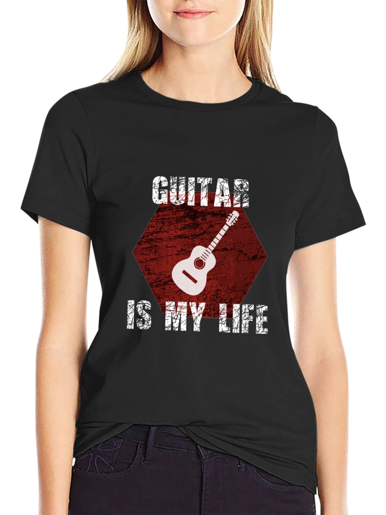 Guitar Is My Life Graphic T-Shirt