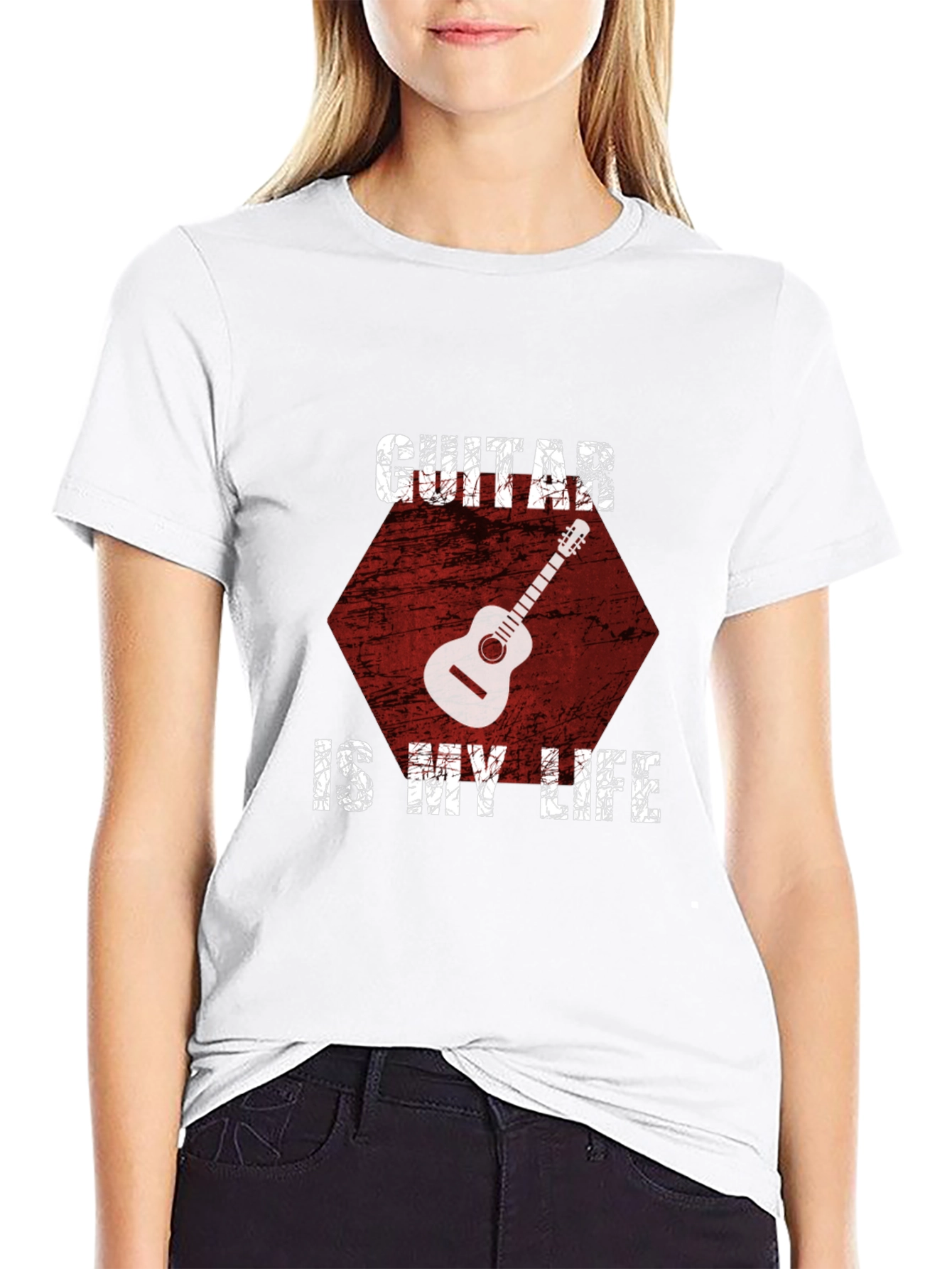 Guitar Is My Life Graphic T-Shirt