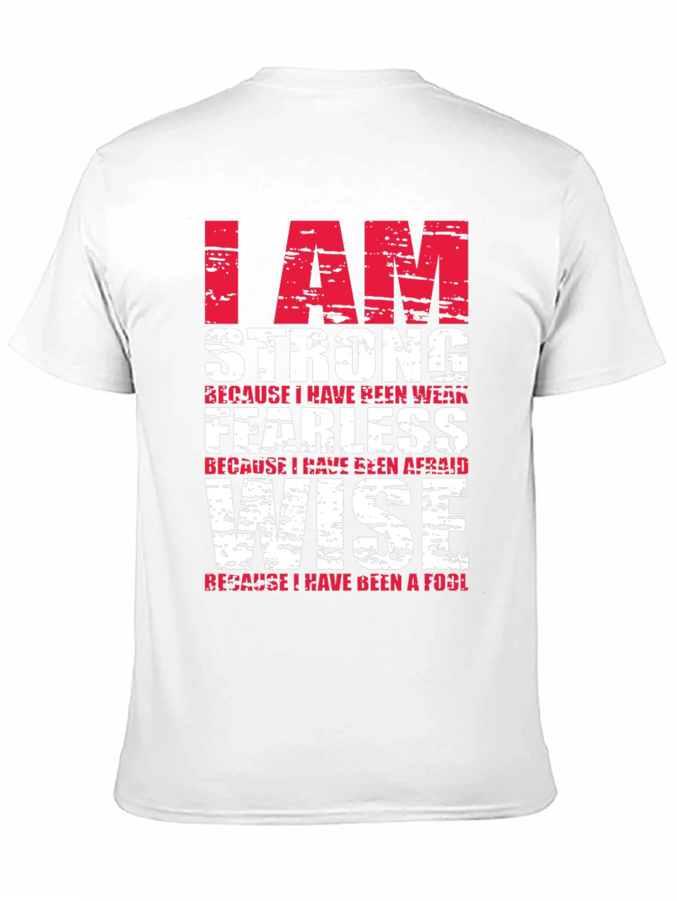 I am Strong Graphic T-Shirt - Motivational Design