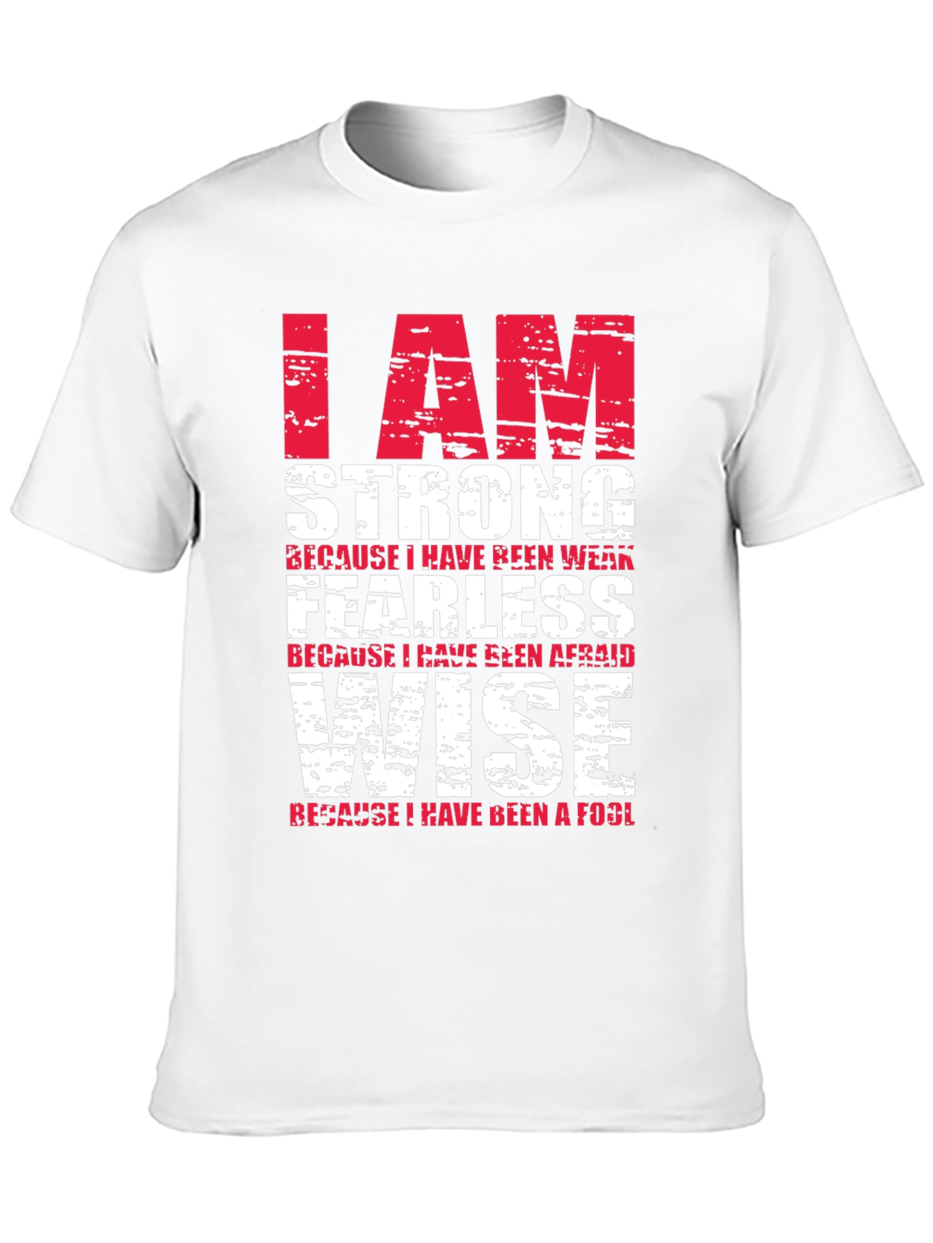 I am Strong Graphic T-Shirt - Motivational Design