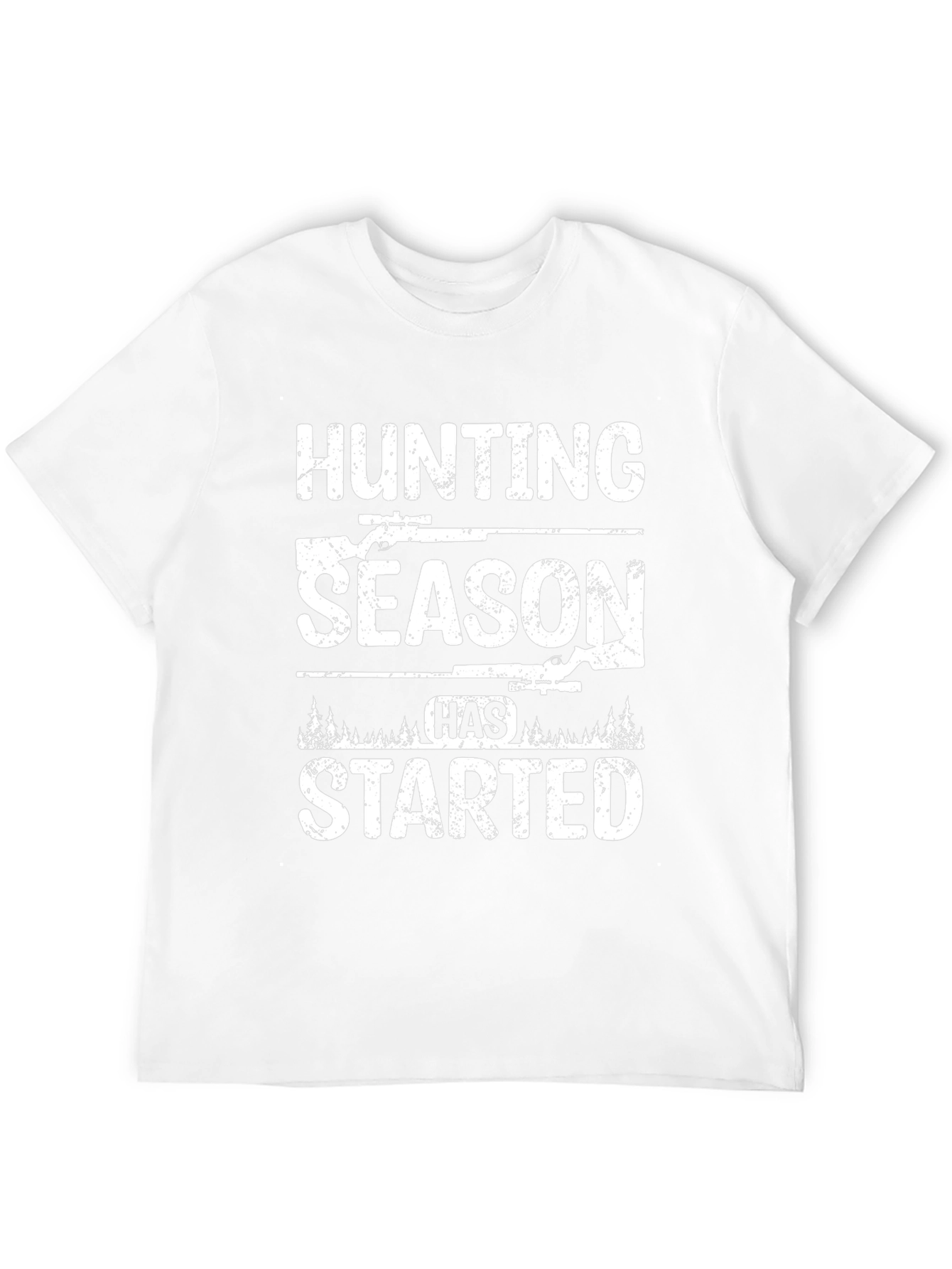 Hunting Season Started Black Graphic T-Shirt