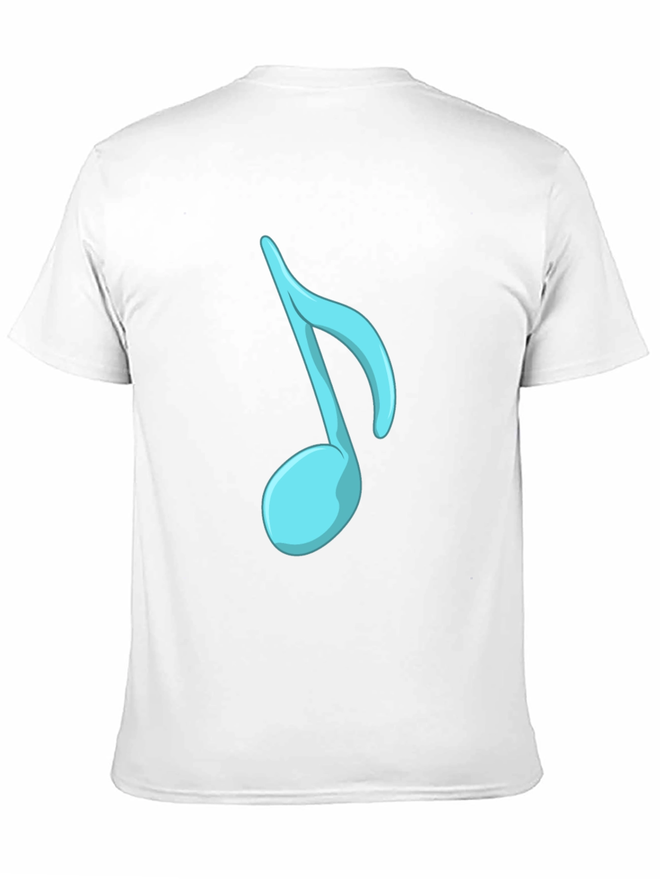 Musical Note Graphic Tee - Stylish Black T-Shirt