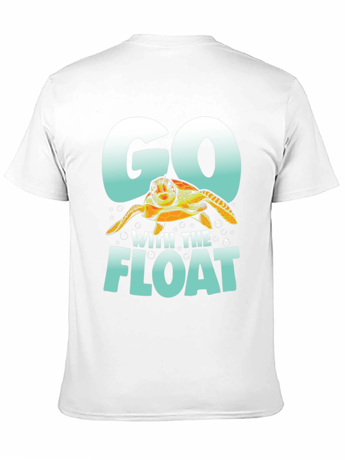 Go With The Float Turtle T-Shirt