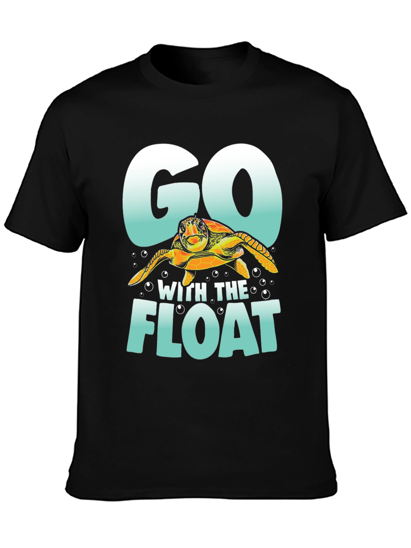 Go With The Float Turtle T-Shirt