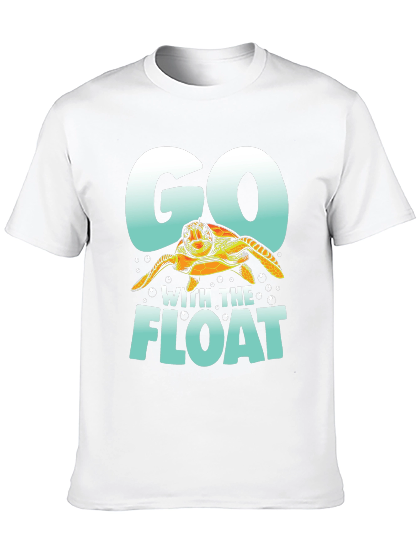 Go With The Float Turtle T-Shirt