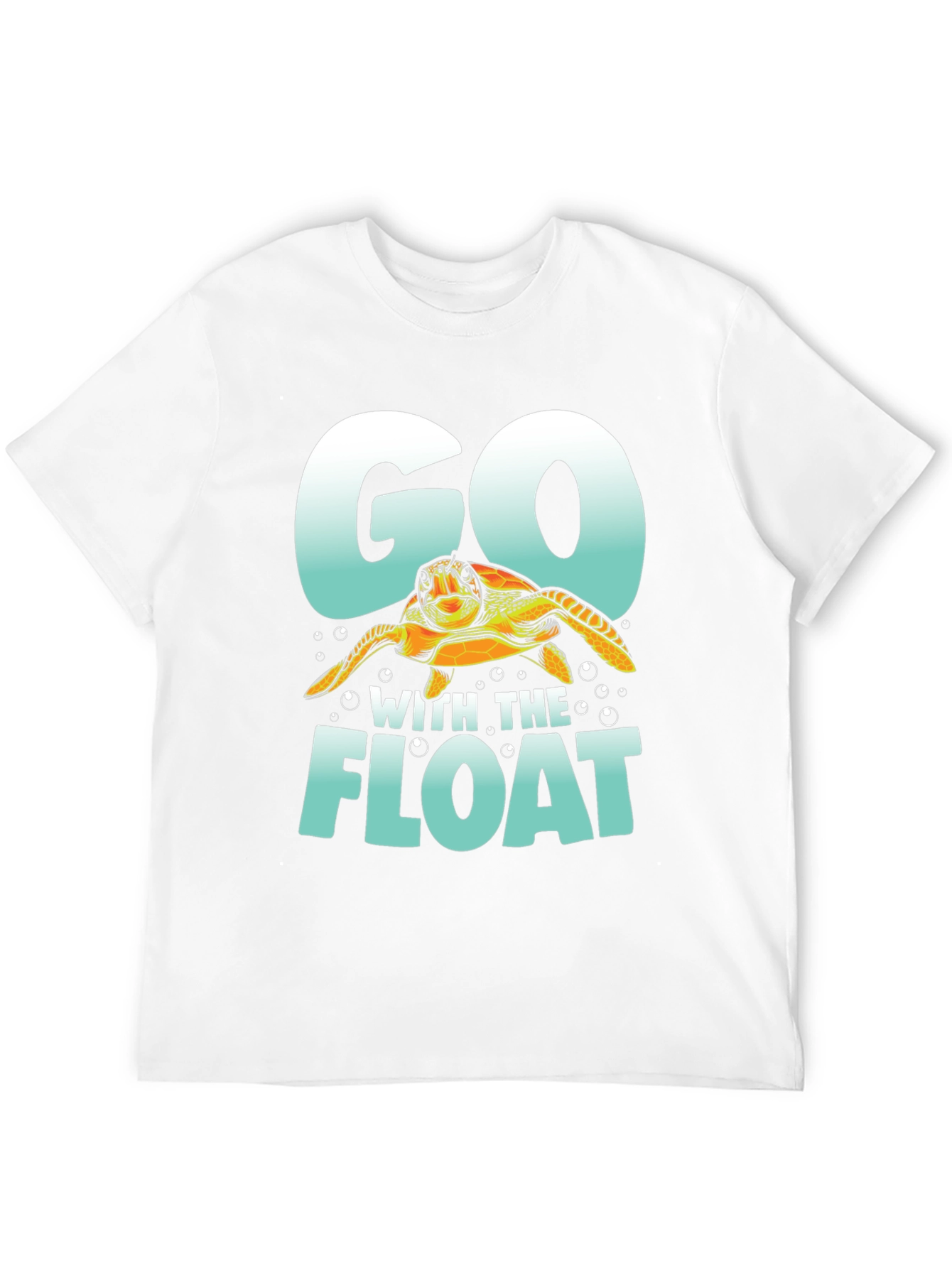 Go With The Float Turtle T-Shirt