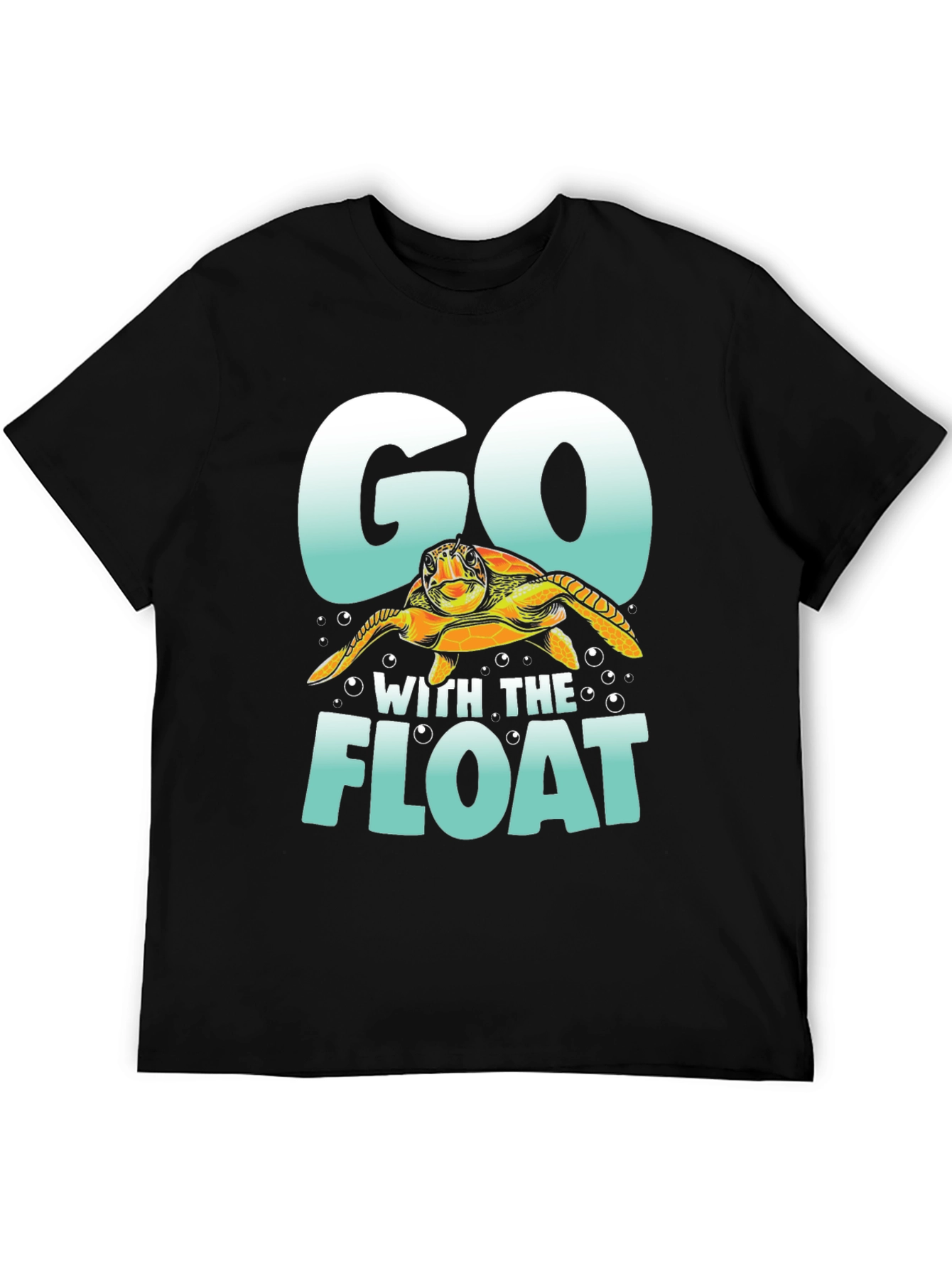 Go With The Float Turtle T-Shirt