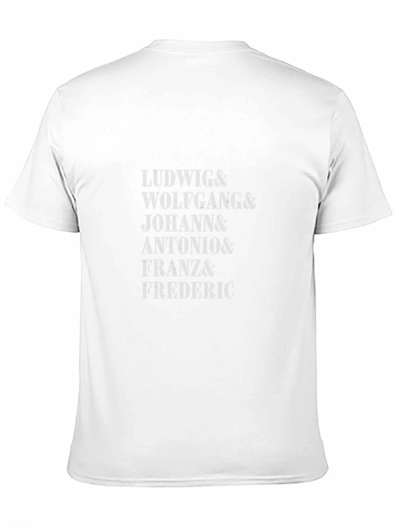 Ludwig & Wolfgang Composers Black T-Shirt