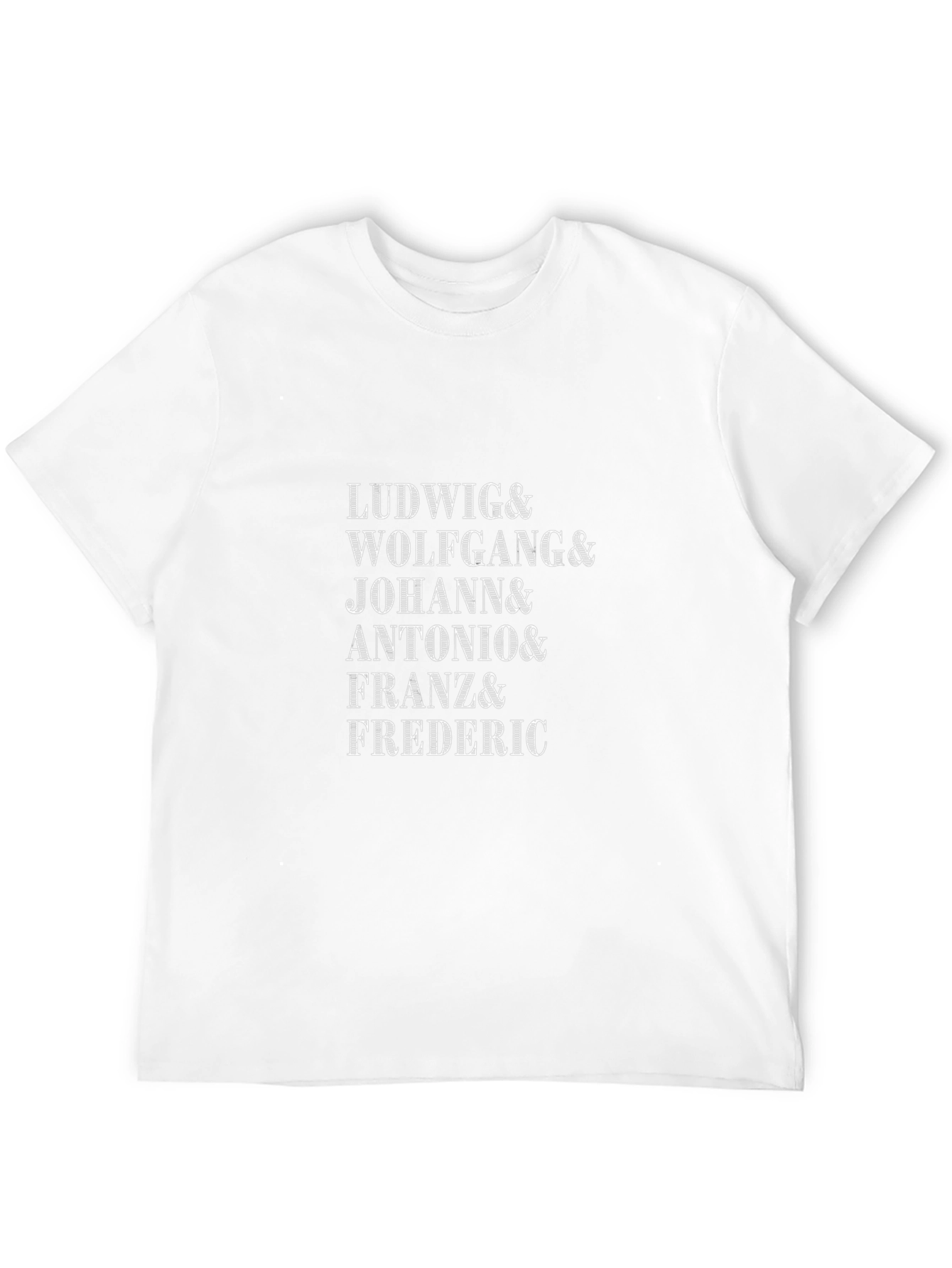 Ludwig & Wolfgang Composers Black T-Shirt