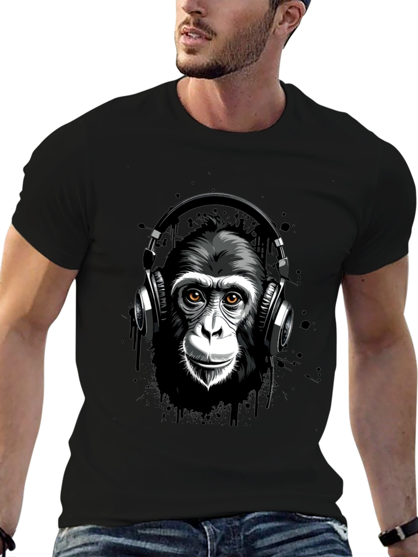 Cool Monkey Graphic Tee - DJ Ape T-Shirt